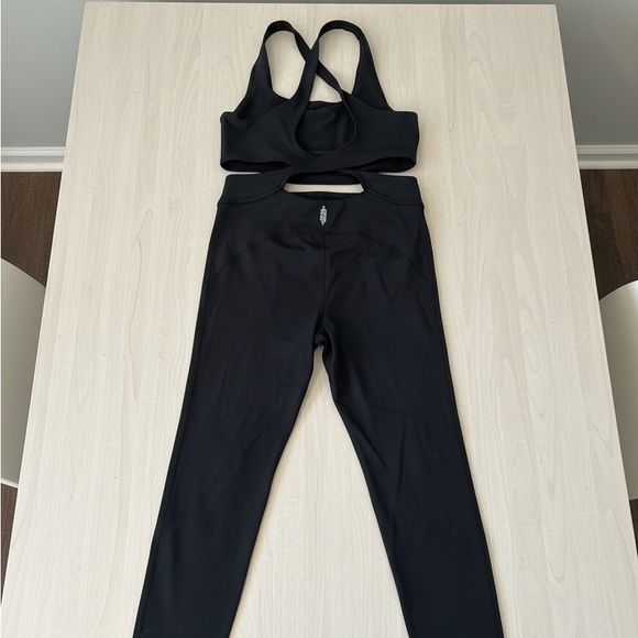 Free People Movement Black Active Jumpsuit - Picture 3 of 4